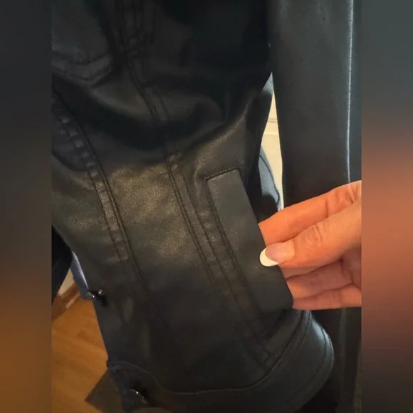 Whbm Black Coated Jacket - Picture 6 of 13